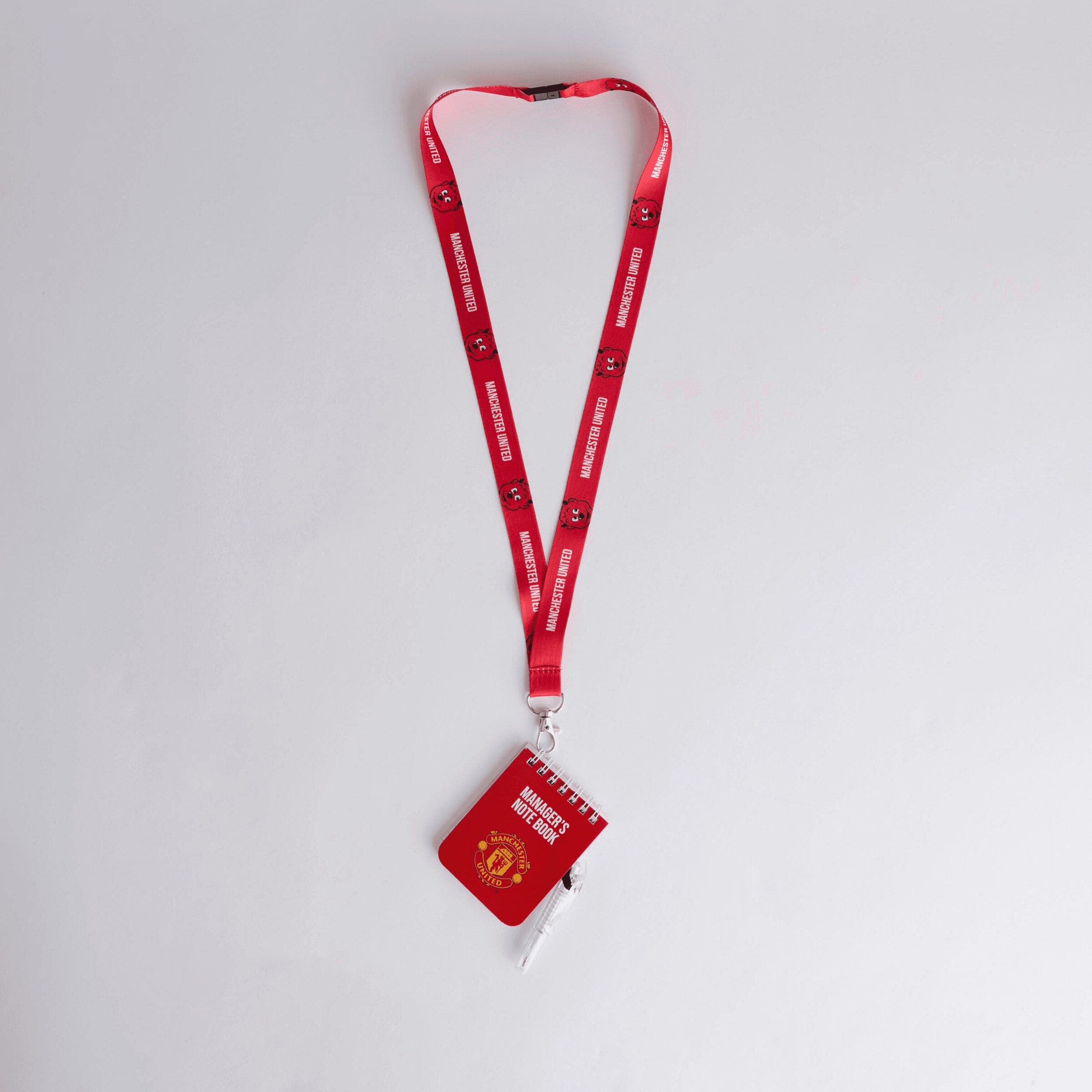 Manchester United Carnet de Notes Tactiques Lanière Rouge Rouge Détail [2-4]