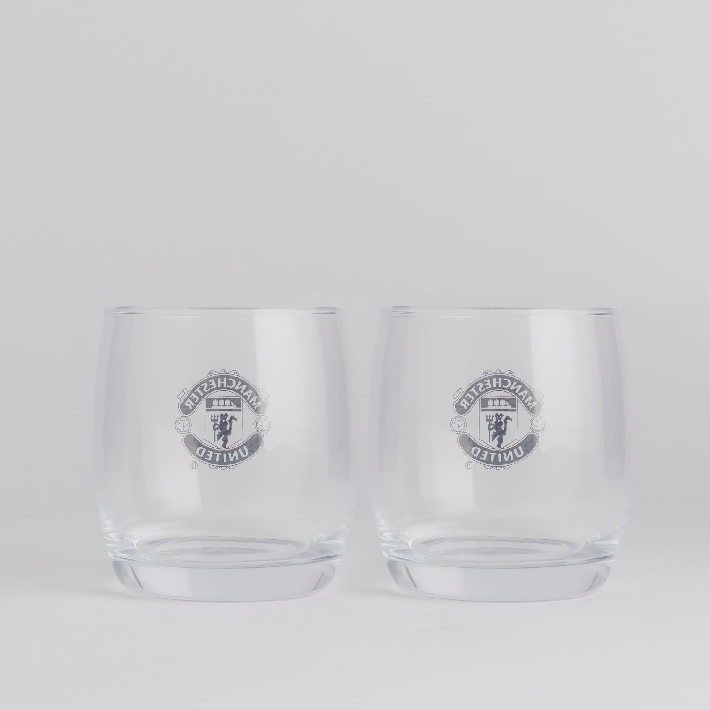 Manchester United Tumbler 2 Pack Clear Detail [2-4]