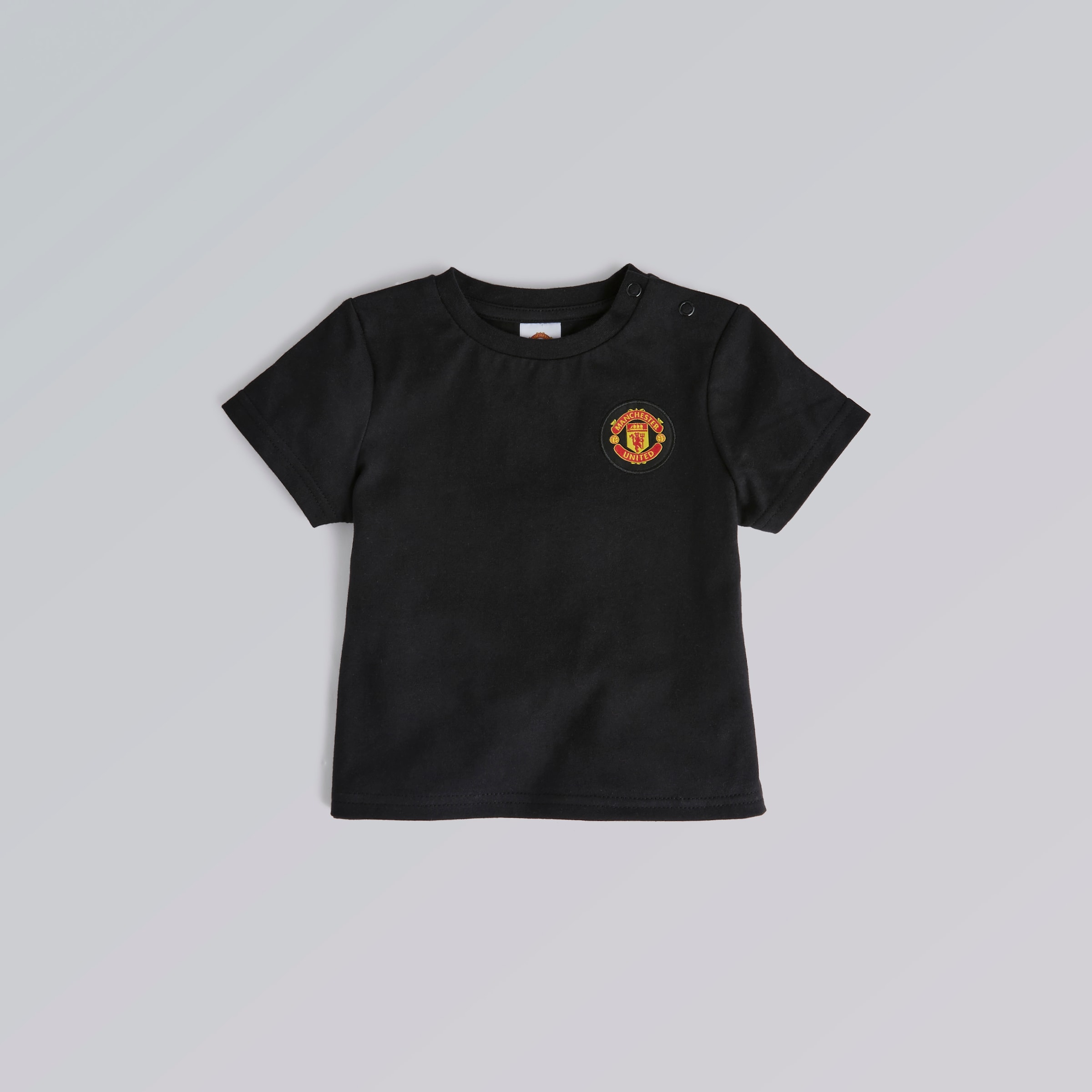 Manchester United Baby Crest T-Shirt Black Black