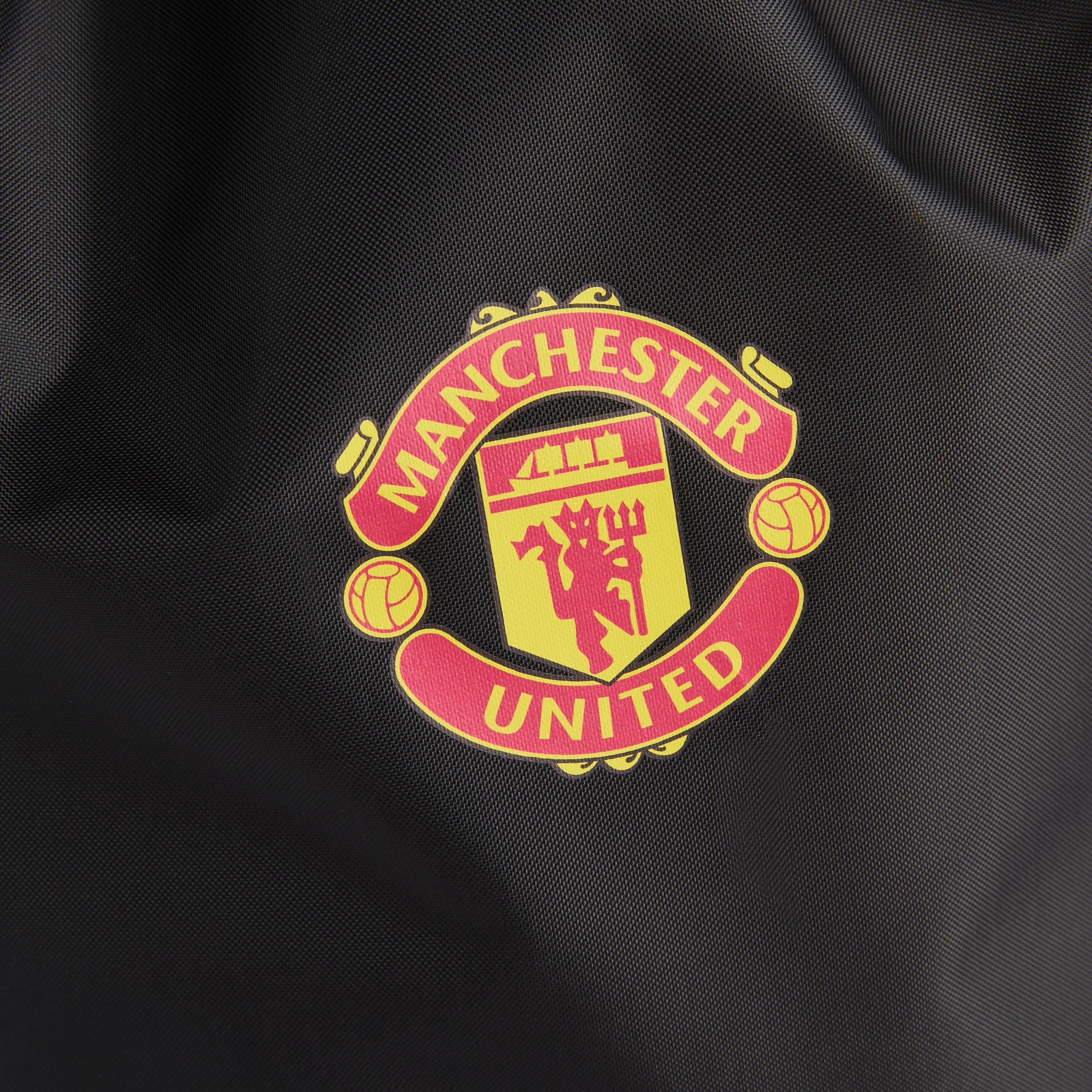 Manchester United Adidas Essentials Gym Sack Black Black Detail [3-5]
