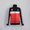 Manchester United x adidas junior Essentials 3-Stripes Tiberio Tracksuit Black