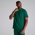 Manchester United x adidas Mens Future Icons 3-Stripes T-Shirt Green
