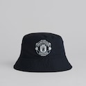 Manchester United x New Era Kids Rubber Woven Bucket Hat Navy