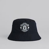 Manchester United x New Era Kids Rubber Woven Bucket Hat Navy