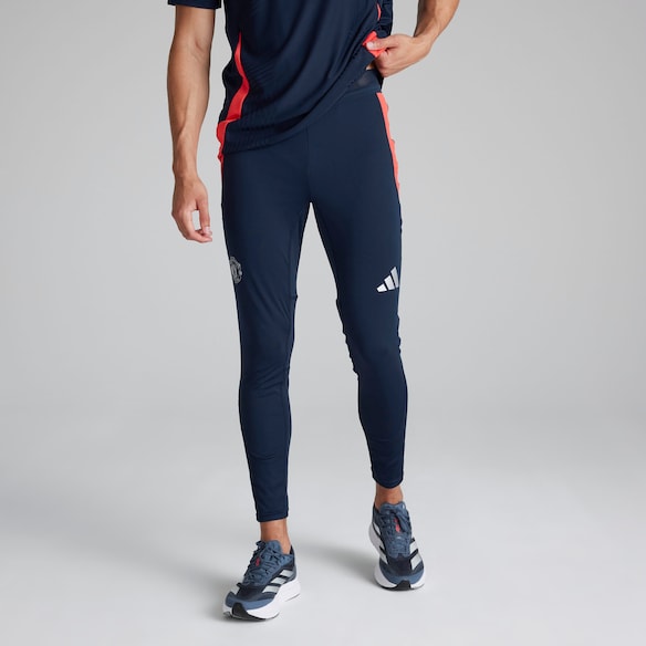 Manchester United Tiro 24 Pro Trainingshosen Marineblau Blau