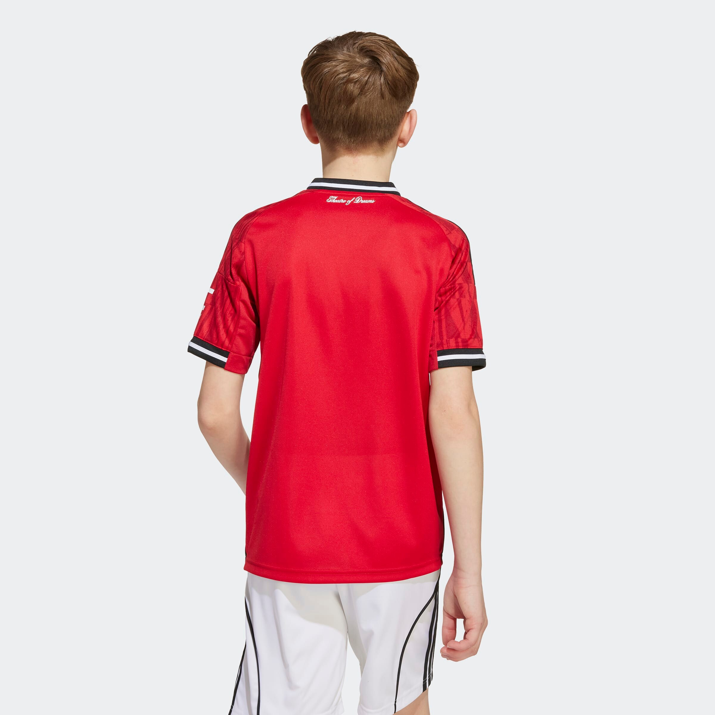 Manchester United Kids 25/26 Home Jersey Red Detail [6-9]