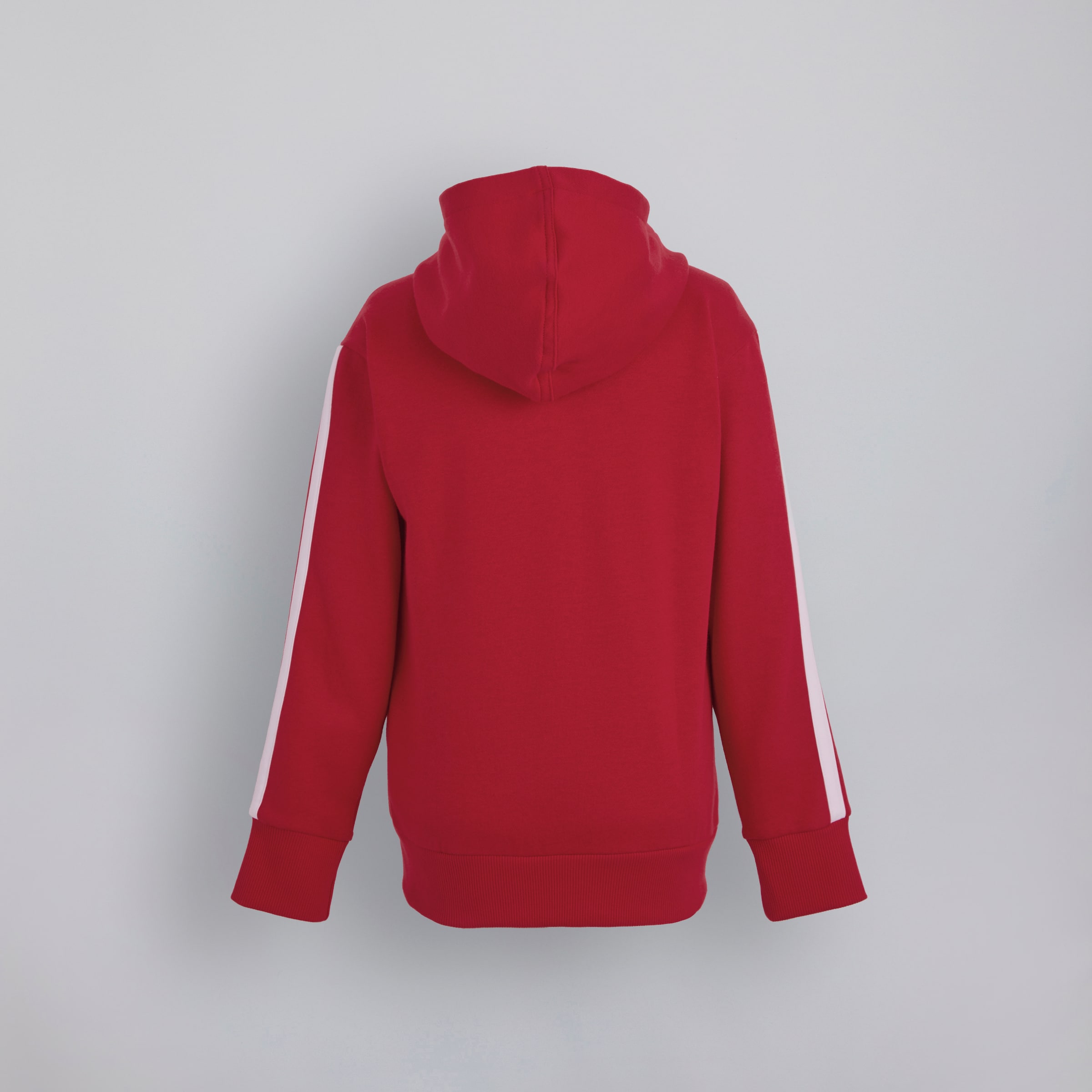 Manchester United x adidas Kids Essentials Tibero Fleece Tracksuit Red Red Detail [3-4]