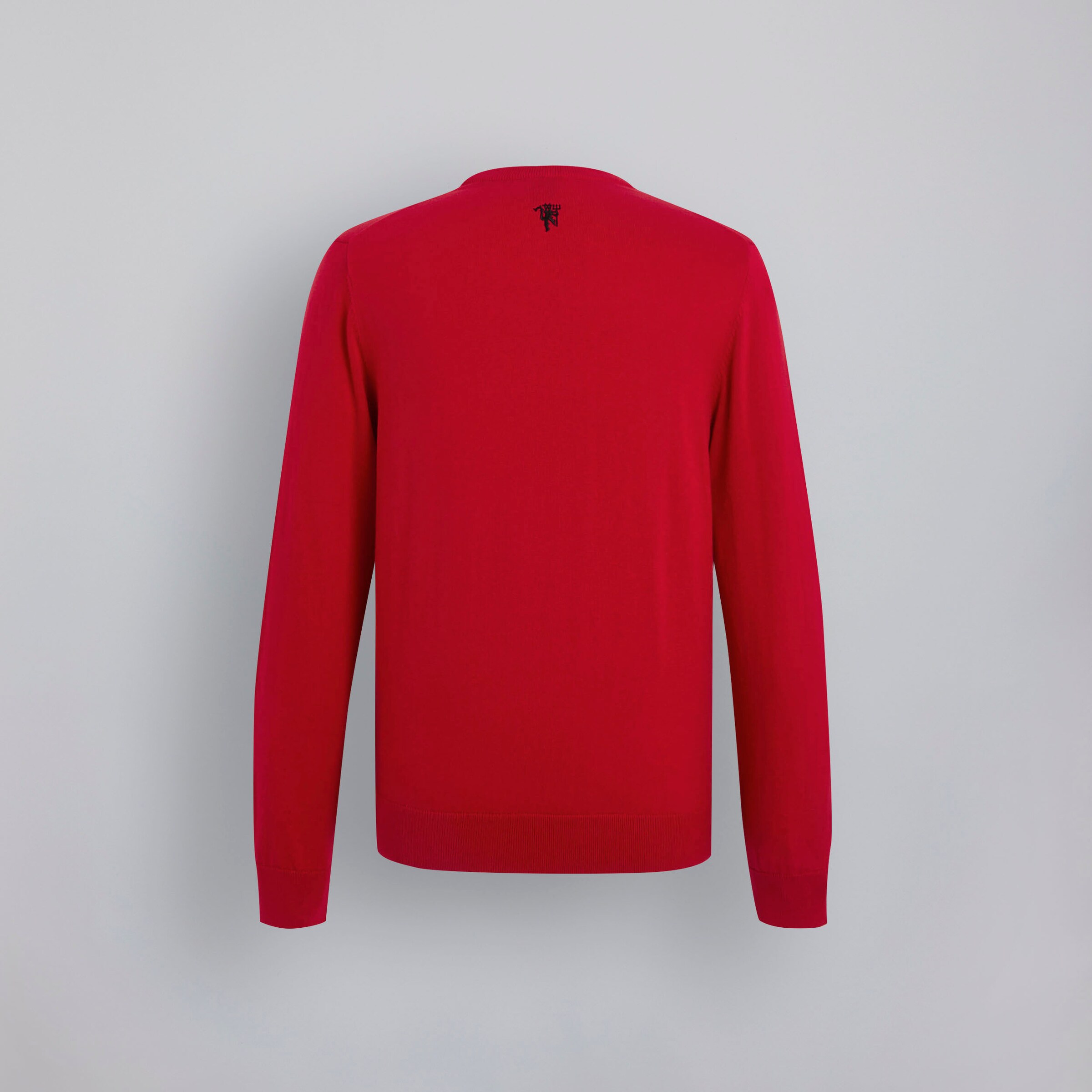 Manchester United x Paul Smith Mens Knitted Jumper Red Red Detail [7-7]