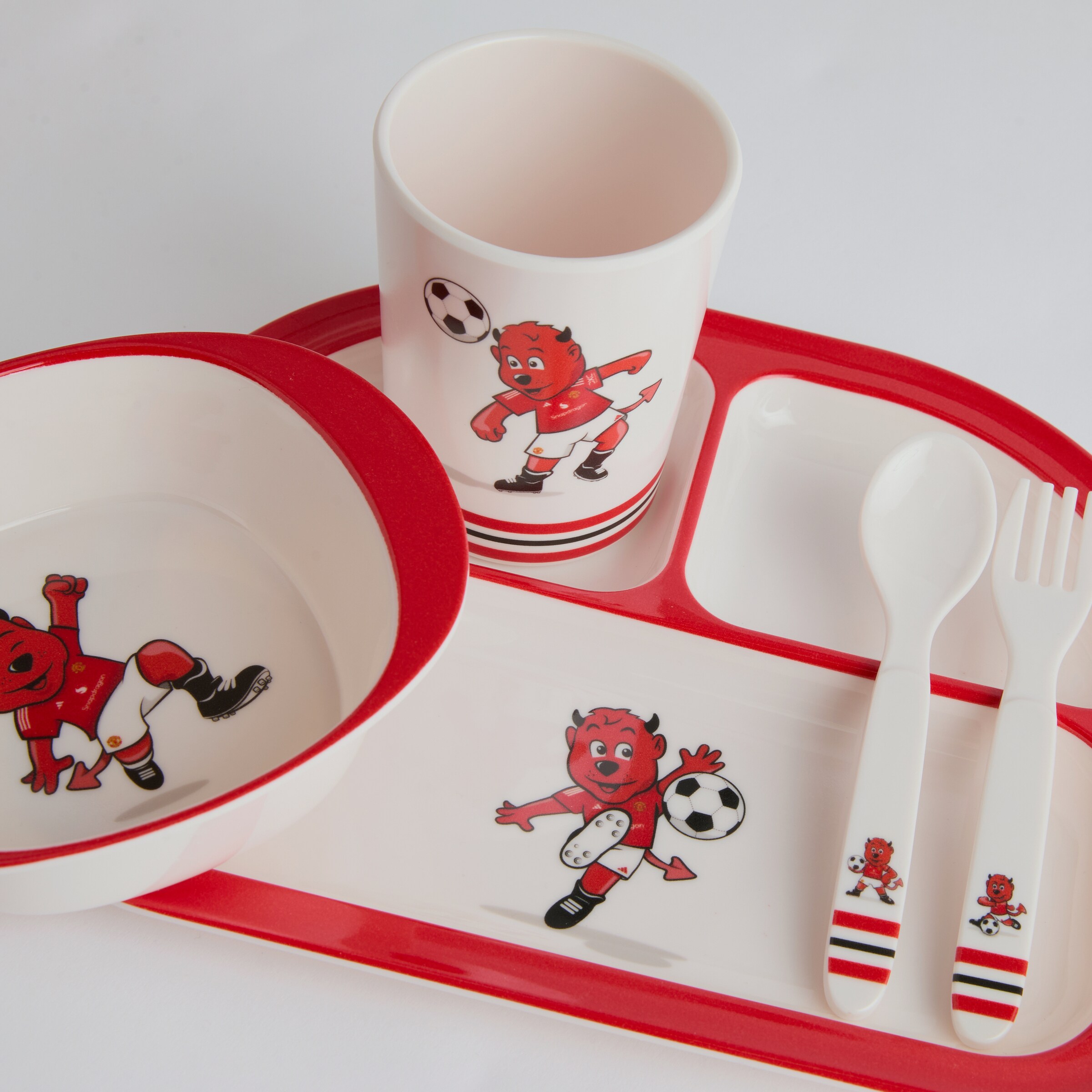Manchester United Fred the Red Crockery Set White White Detail [4-4]