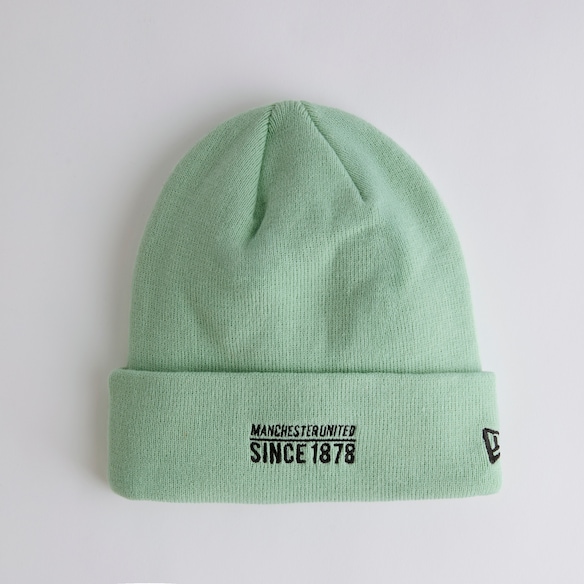 Manchester United x New Era Womens 1878 Cuff Beanie Green Verde
