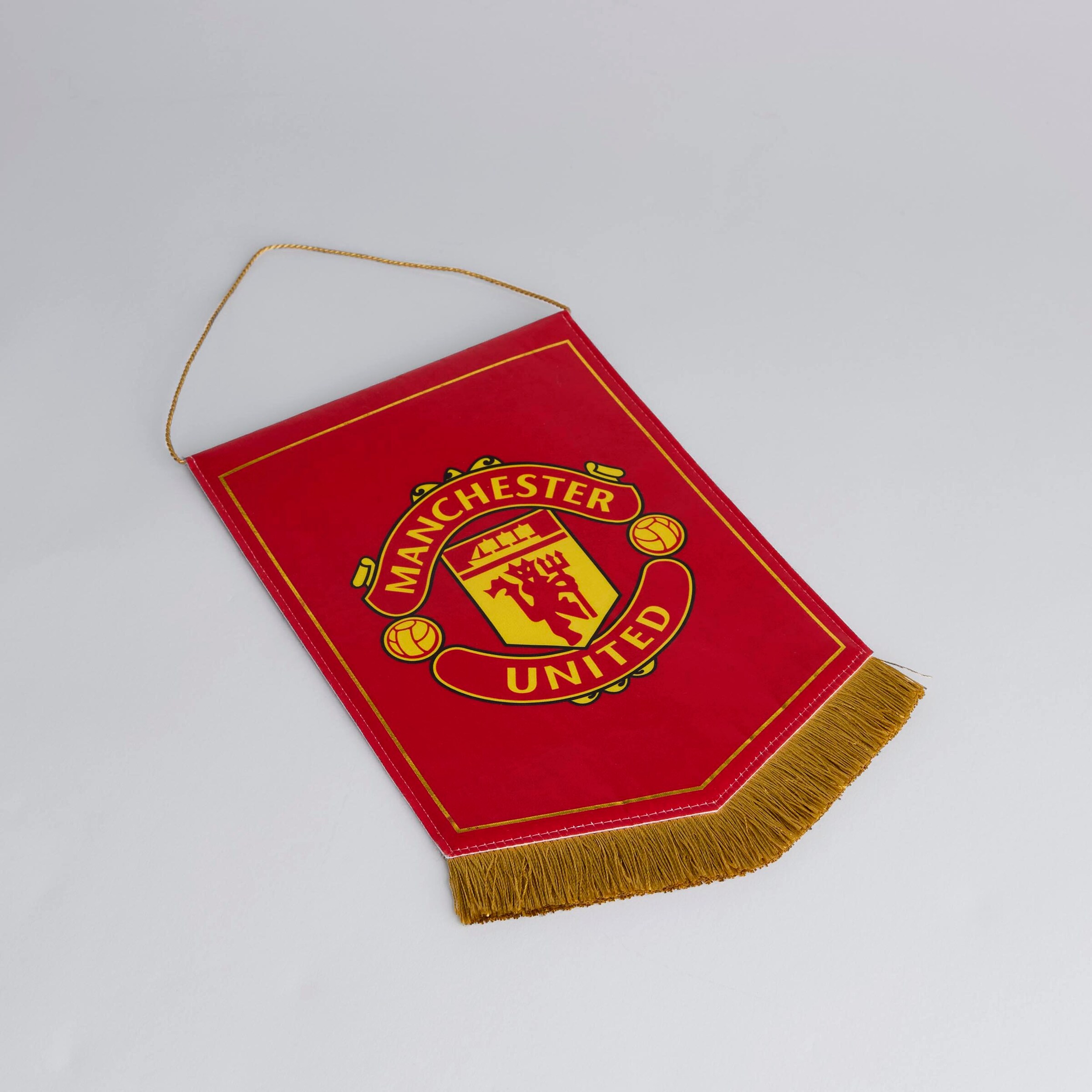Manchester United Crest Pennant Red Rouge Détail [2-4]