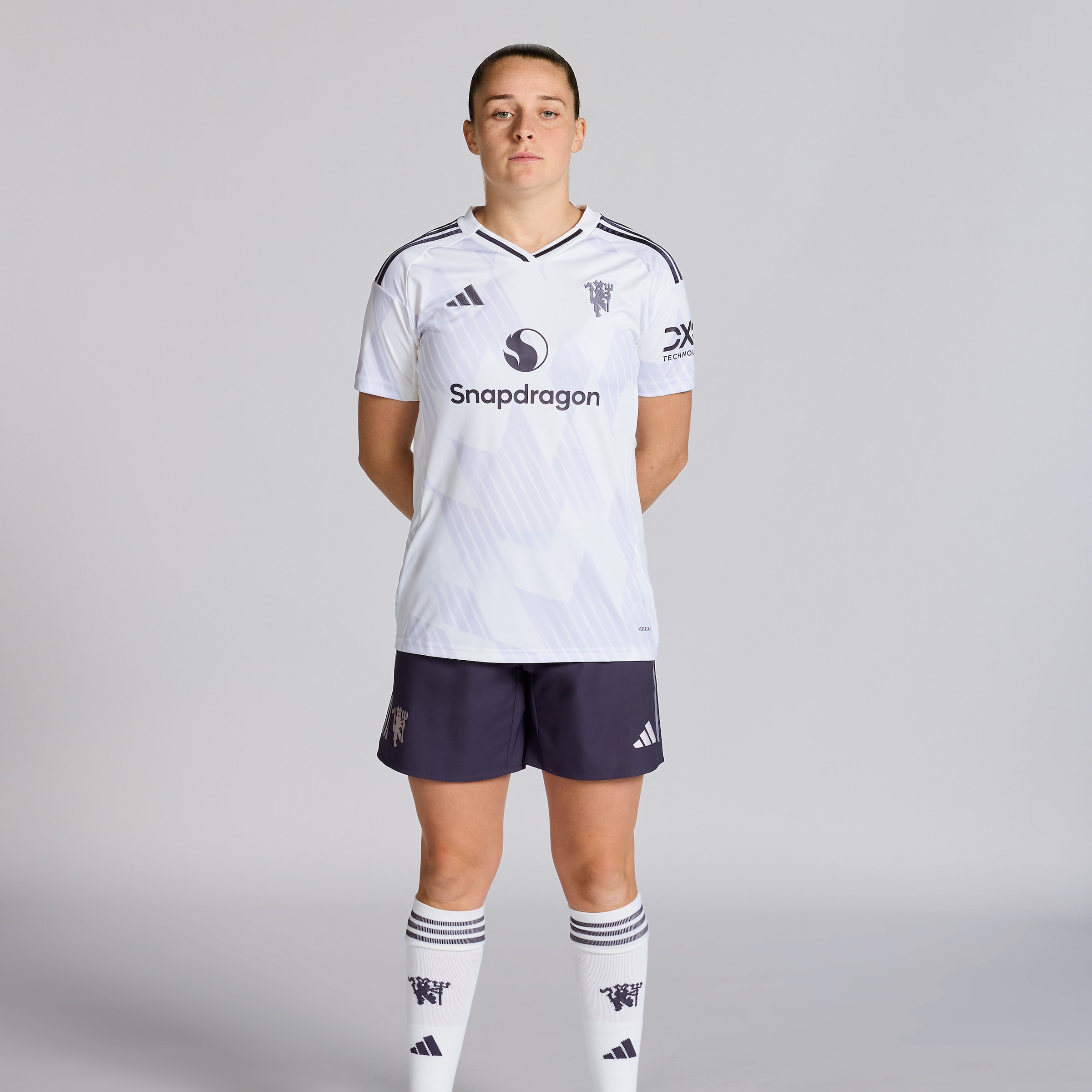 Manchester United Womens 25/26 Away Jersey 흰색