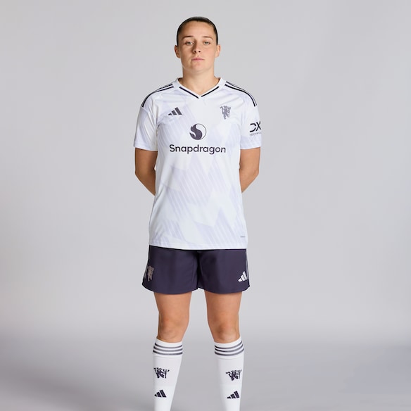 Manchester United Womens 25/26 Away Jersey 흰색