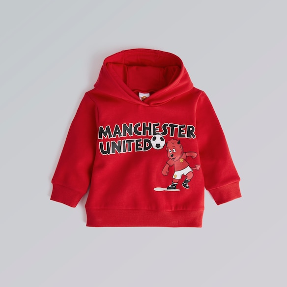 Manchester United Baby Fred Overhead Hoodie Red 빨간색