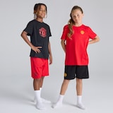 Manchester United Boys Pyjama Top & Shorts Set 2 Pack Multi
