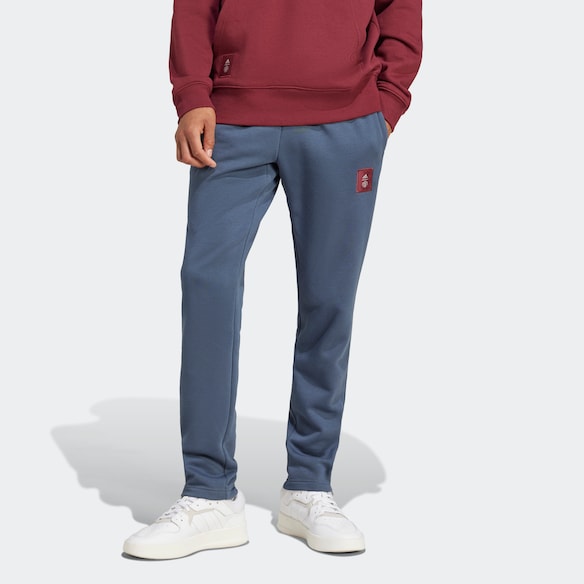 Manchester United x adidas Mens SZN Tracksuit Bottoms Blue Blau