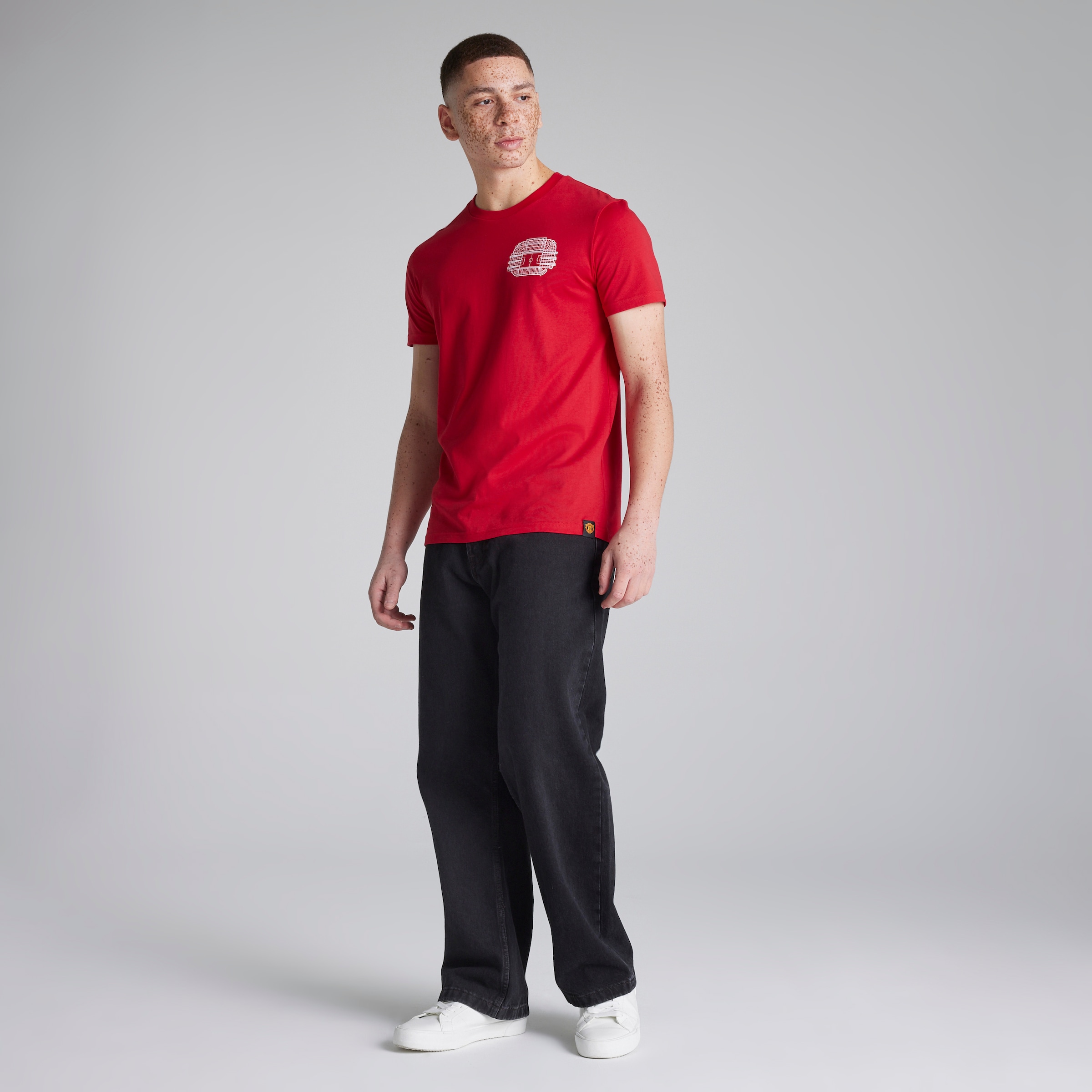 Manchester United Old Trafford Co-ordinates T-Shirt Red Rouge Détail [3-9]