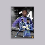 Manchester United Onana Core Photo A2 Poster Black
