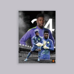 Manchester United Onana Core Photo A2 Poster Black