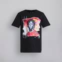 Manchester United Kids Graffiti Mainoo T-Shirt Black