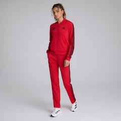 Manchester United x adidas Womens Essentials 3-Stripes Tracksuit Red