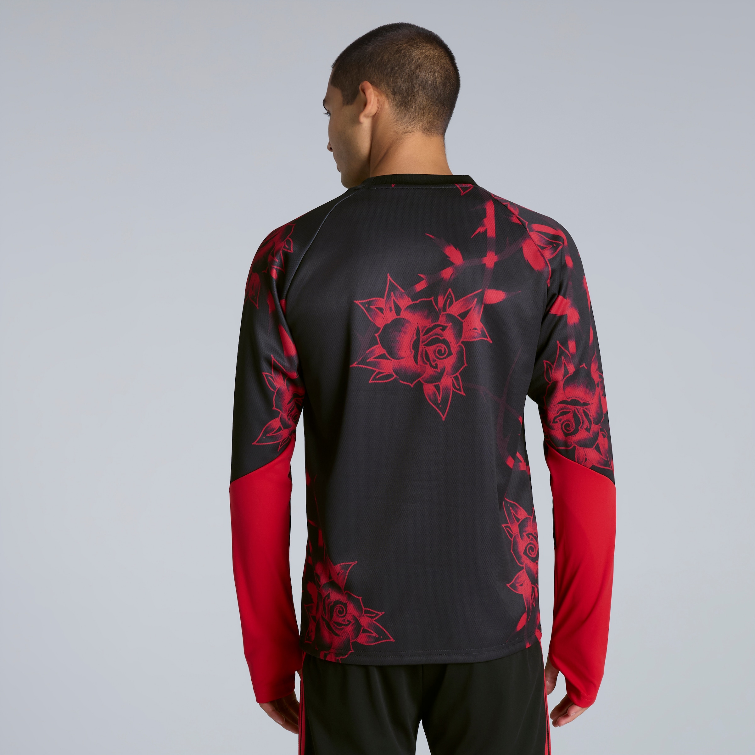 Manchester United 26/27 Home Pre Match Warm Top (Sponsored) Red Detail [2-5]