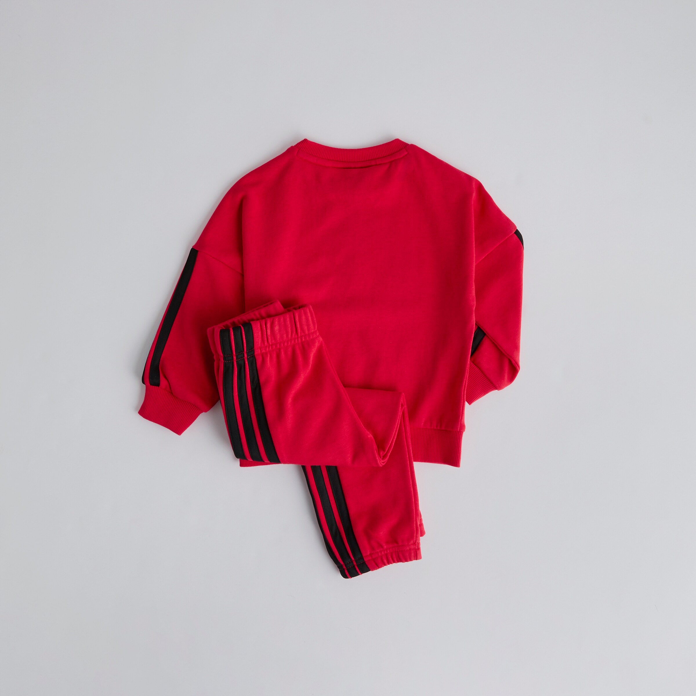Manchester United x adidas Infant Essentials Jogger Set Red Rouge Détail [2-4]