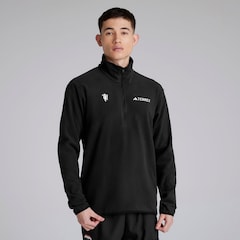 Manchester United x adidas Terrex 1/2 Zip Fleece Jacket Black