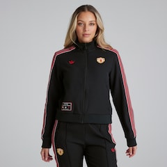 Manchester United x adidas Womens Terrace Icons Track Top Black