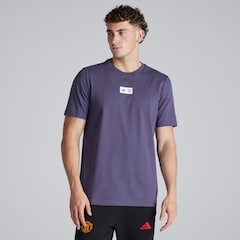 Manchester United Seasonal Graphic T-Shirt Purple