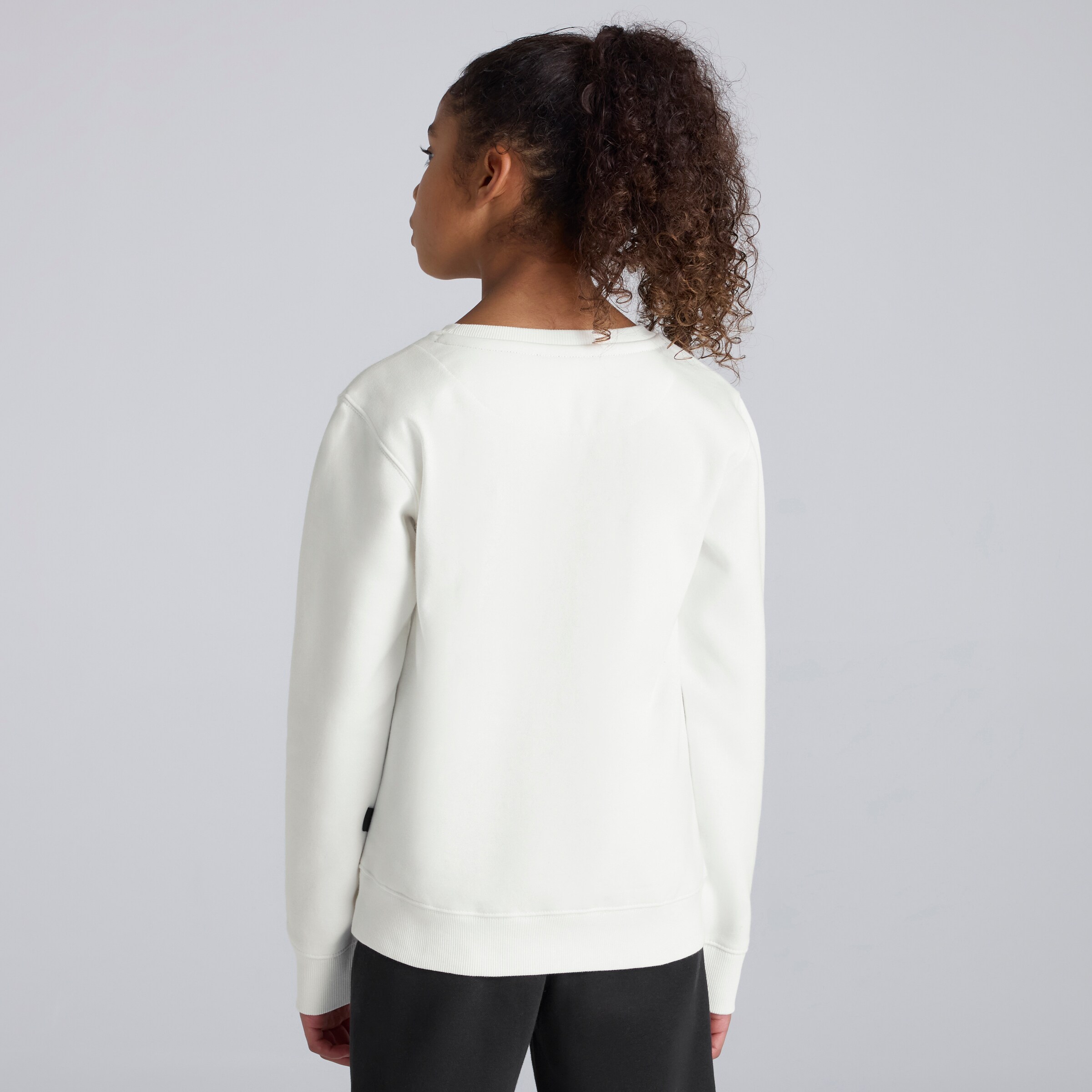 Manchester United Kids 1878 Sweatshirt Cream White Detail [2-5]