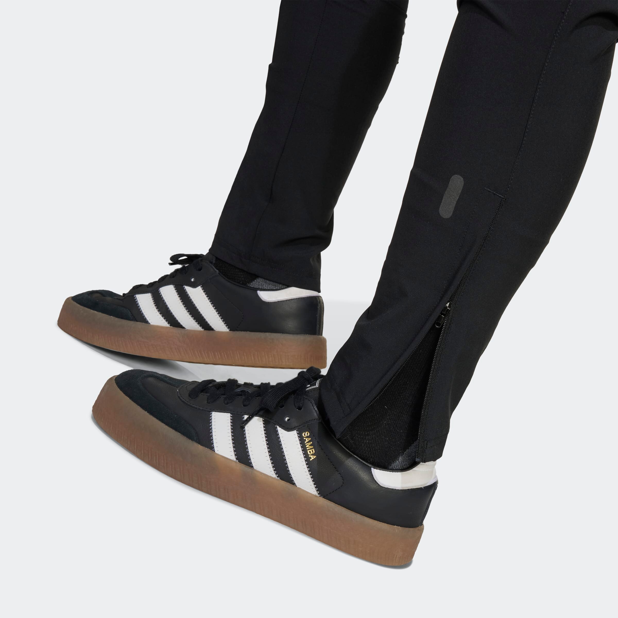 Manchester United Tiro 25 Competition Vis Tech Travel Pants Kids Black Detail [5-6]