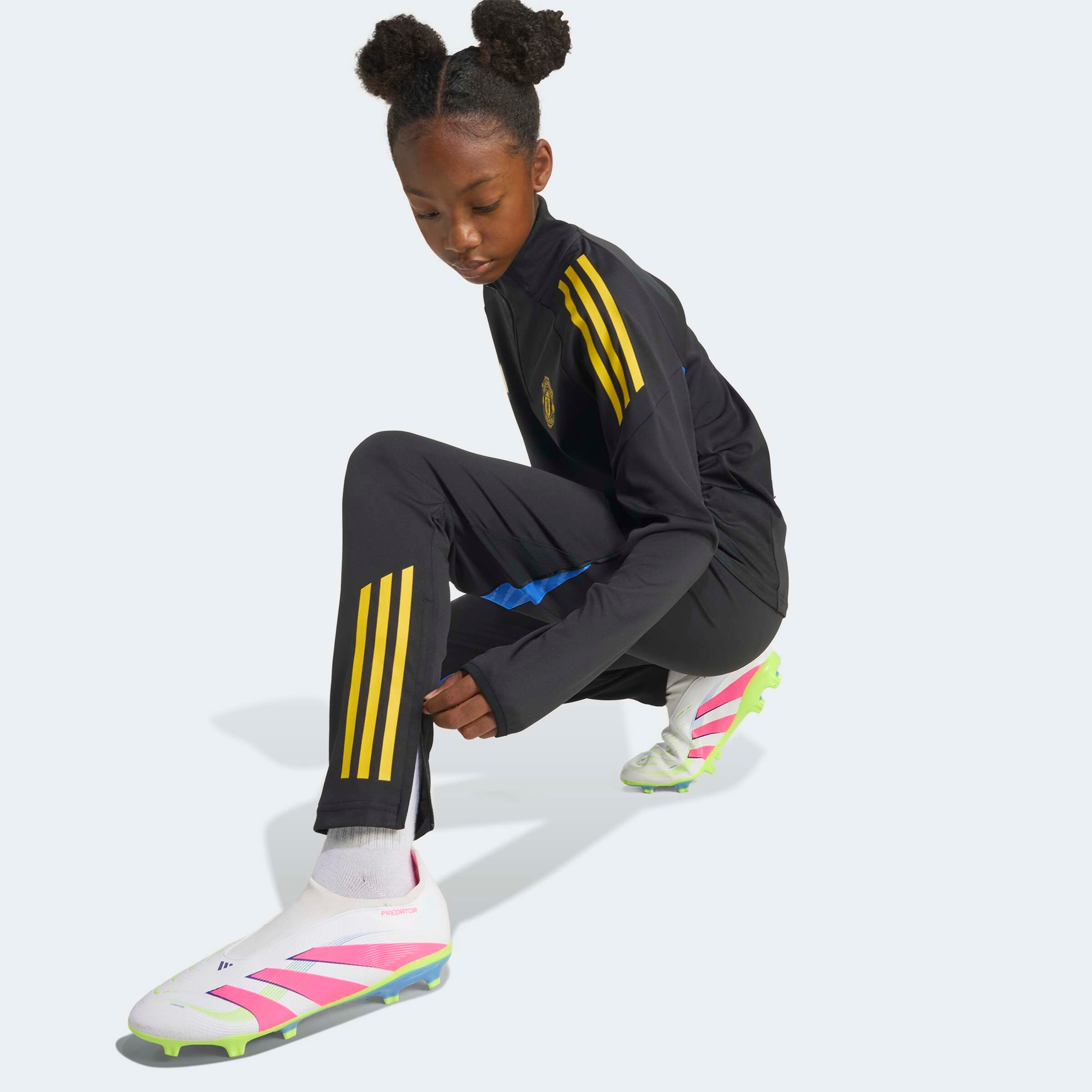 Manchester United Tiro 25 Competition Training Pants Kids Black Detail [5-7]