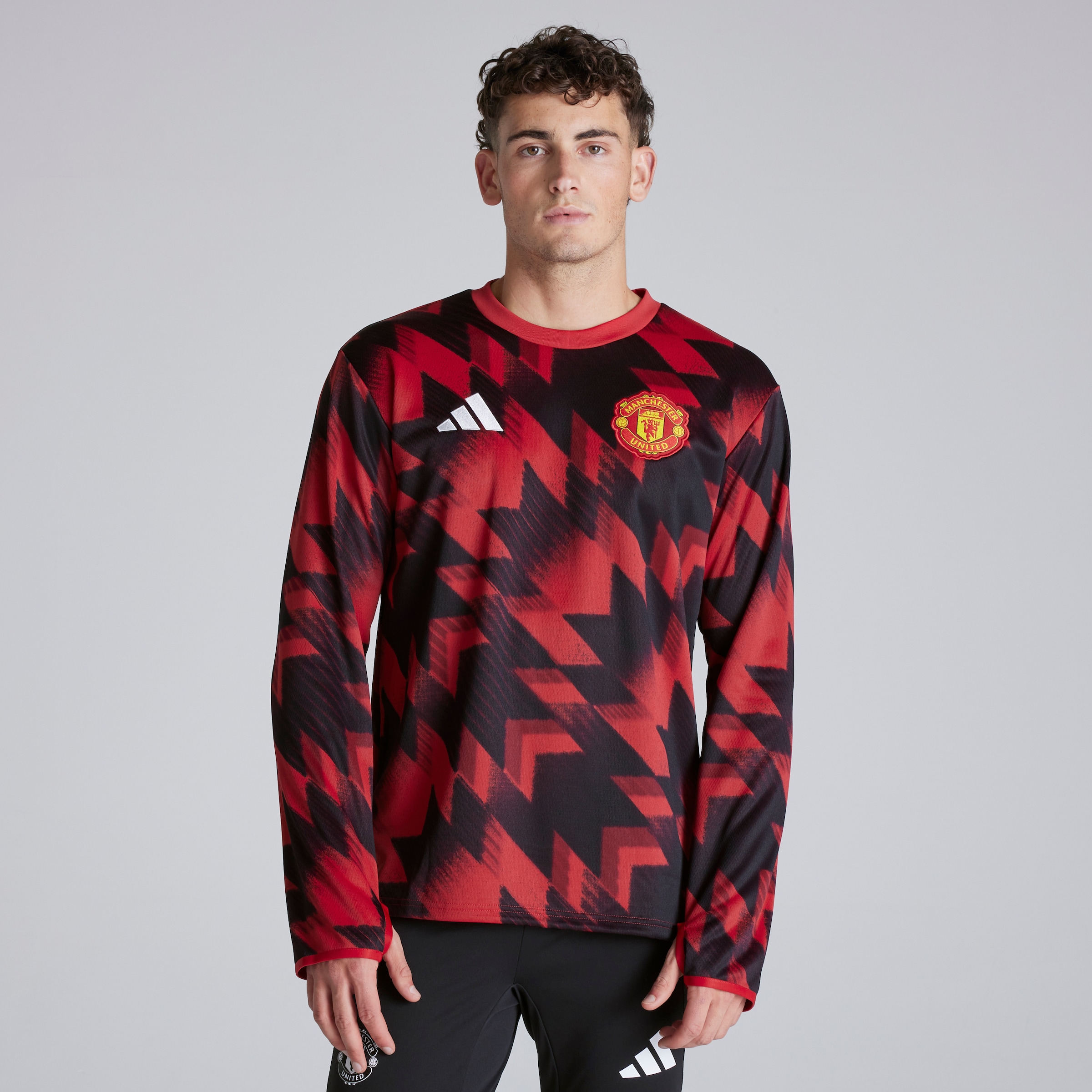 Manchester United 25/26 Pre-Match Warm Top Red