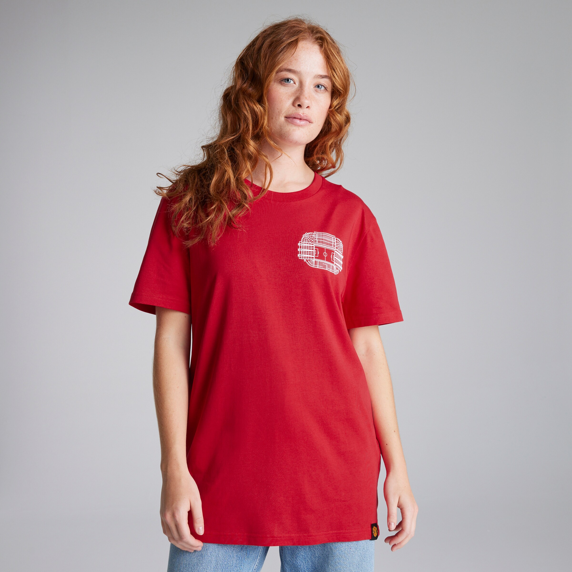 Manchester United Old Trafford Co-ordinates T-Shirt Red Rouge Détail [5-9]
