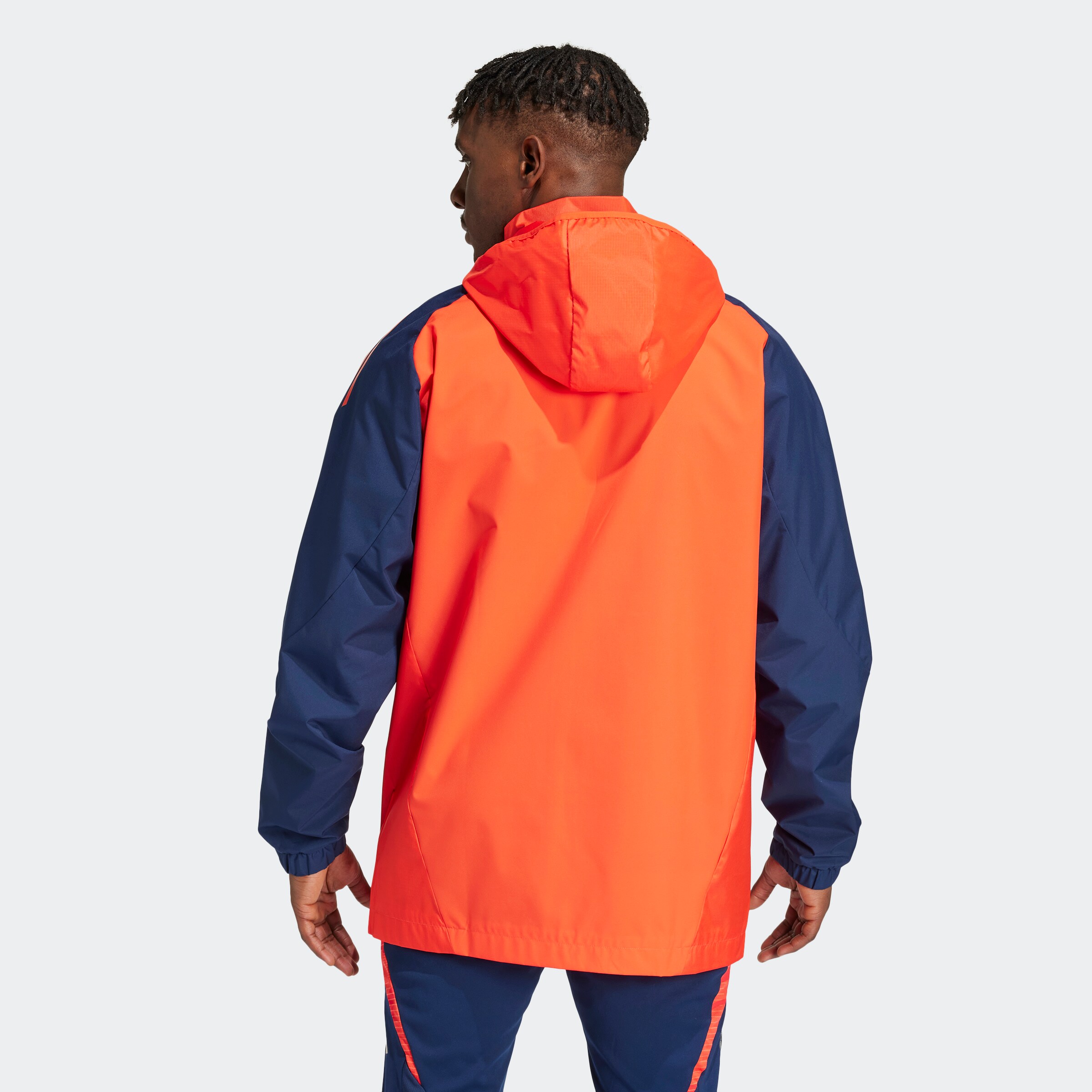 Manchester United Adidas Training Jacket Orange Detail [2-6]
