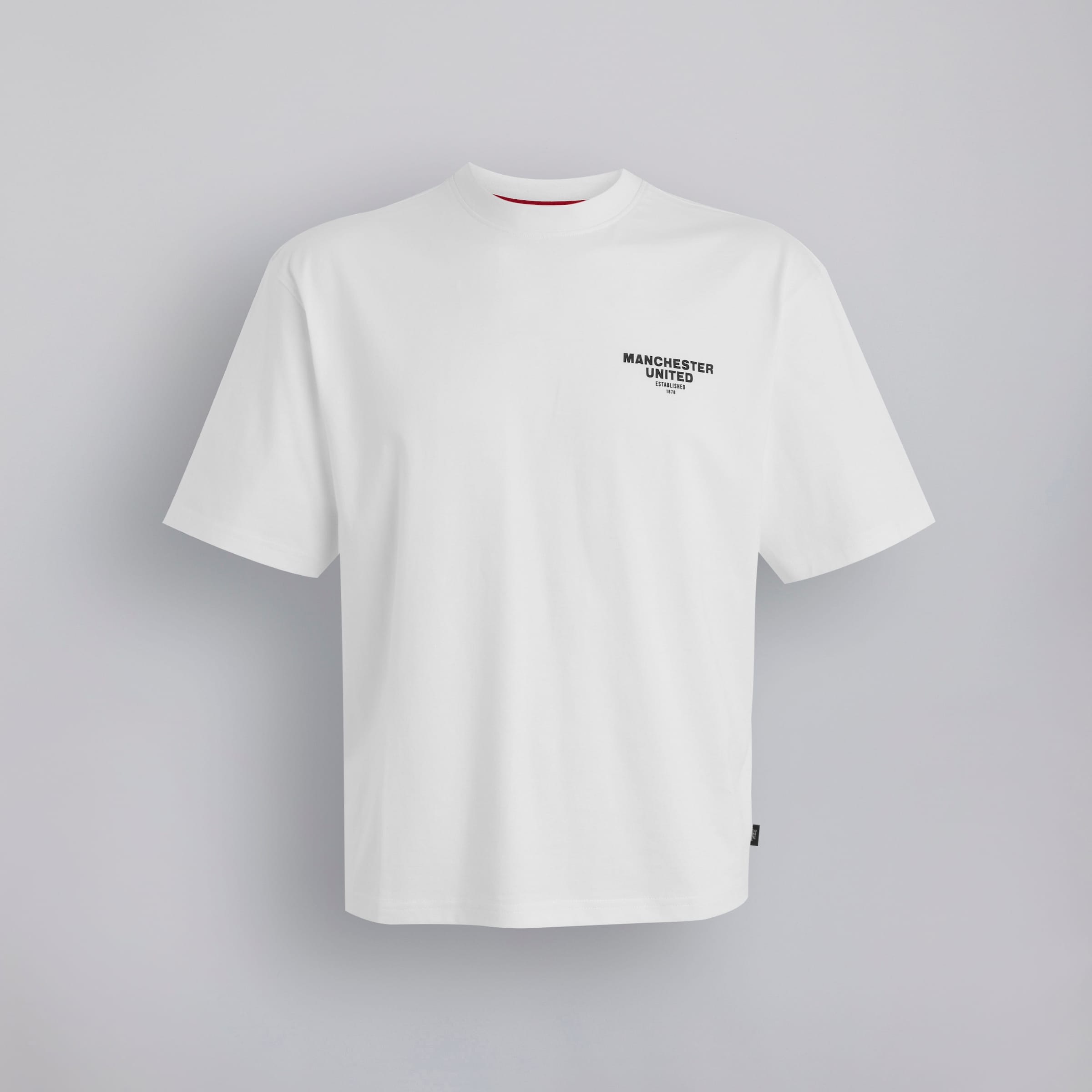 Manchester United Womens Back Print T-Shirt Cream Détail [6-7]