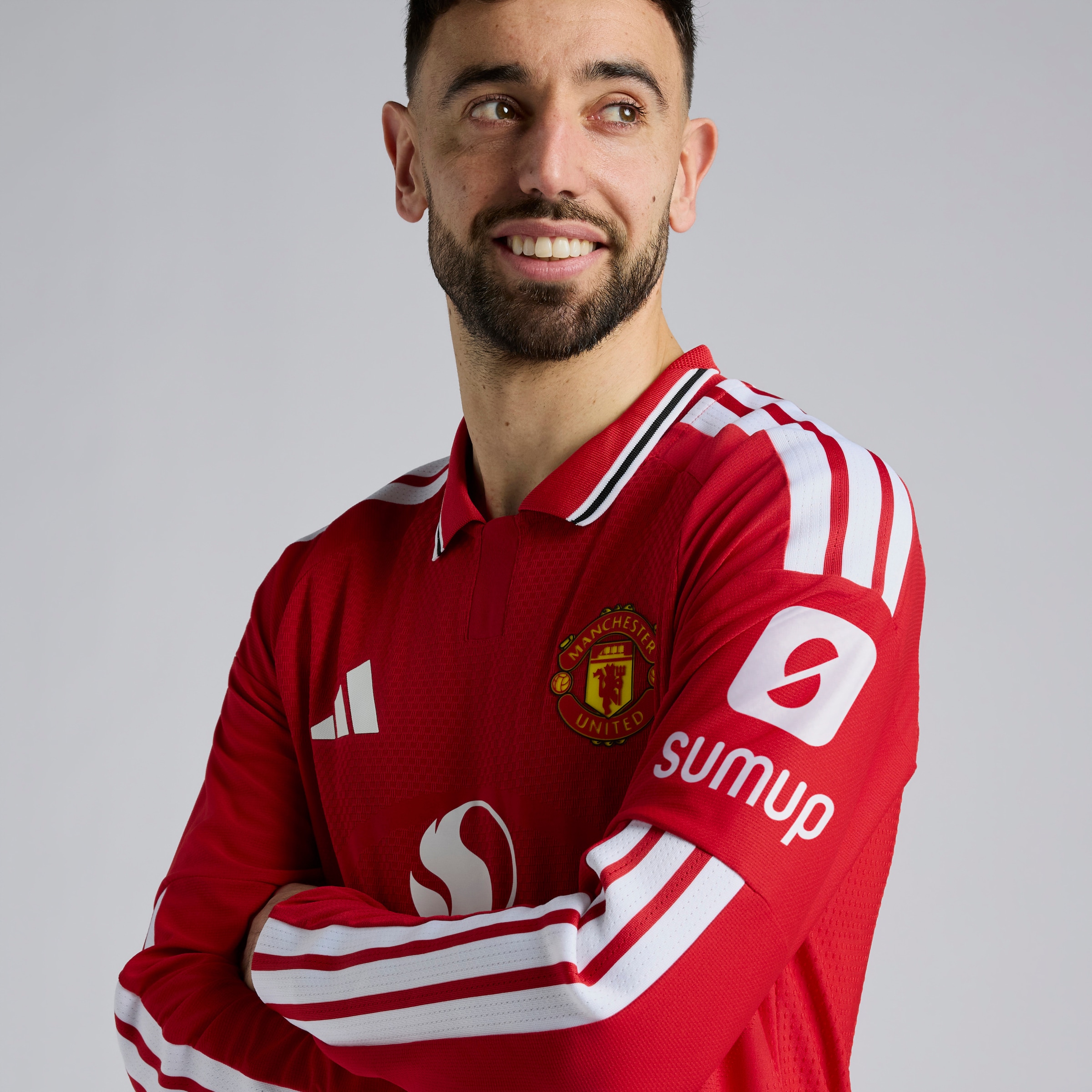Manchester United 26/27 Home Authentic Long Sleeve Jersey Red Detail [4-6]