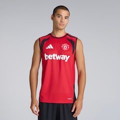Manchester United 26/27 Training Tiro Authentic Sleeveless Jersey Red (Sponsored)