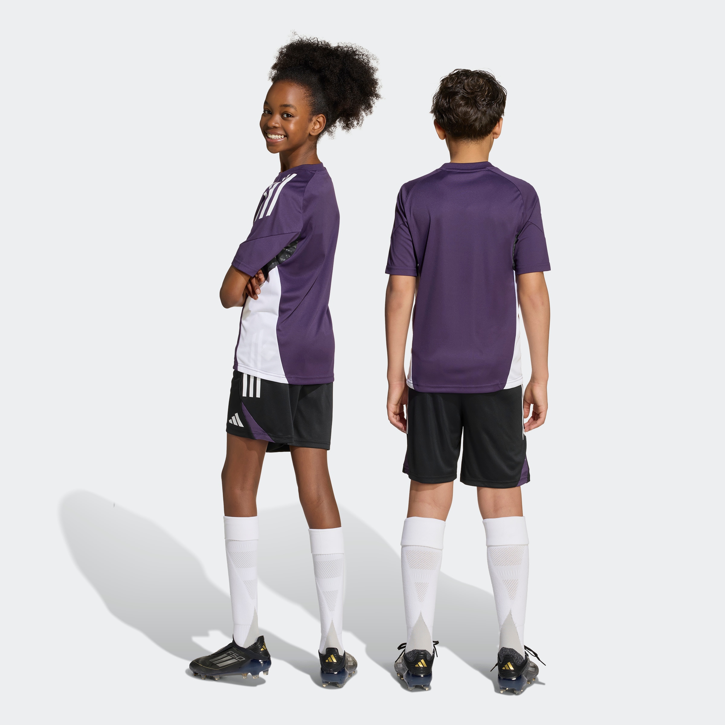 Manchester United Tiro 25 Competition Training Shorts Kids Noir Détail [3-9]