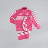 Manchester United x adidas Little Kids Essentials Tiberio 3-Stripes Tracksuit Pink