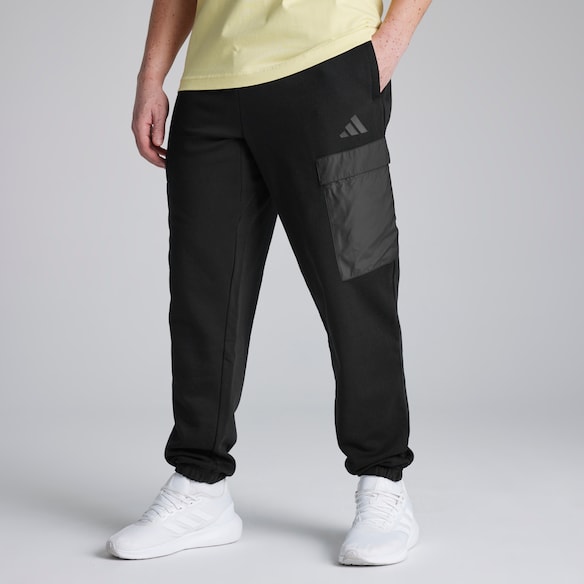 Manchester United x adidas City Escape Fleece Joggers Black Black