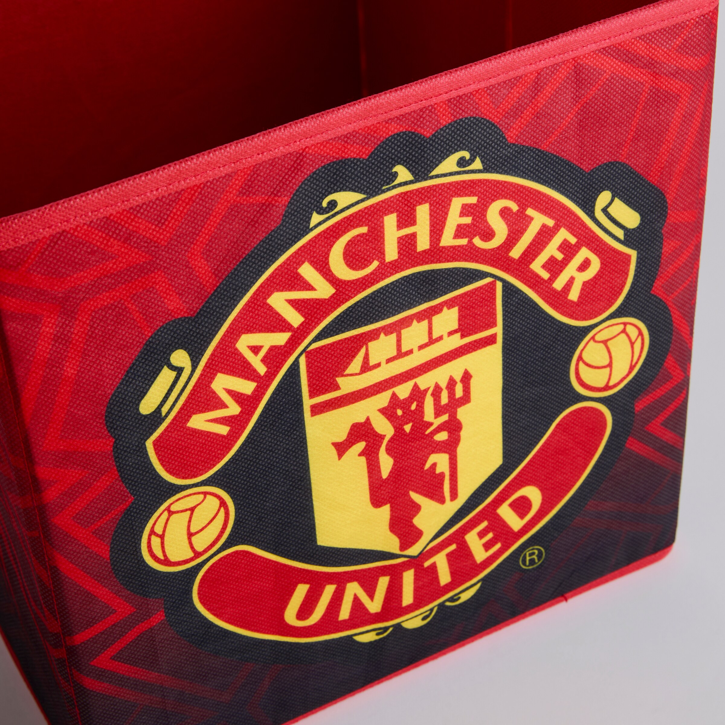 Manchester United Storage Box 2 Pack Red Red Detail [4-4]