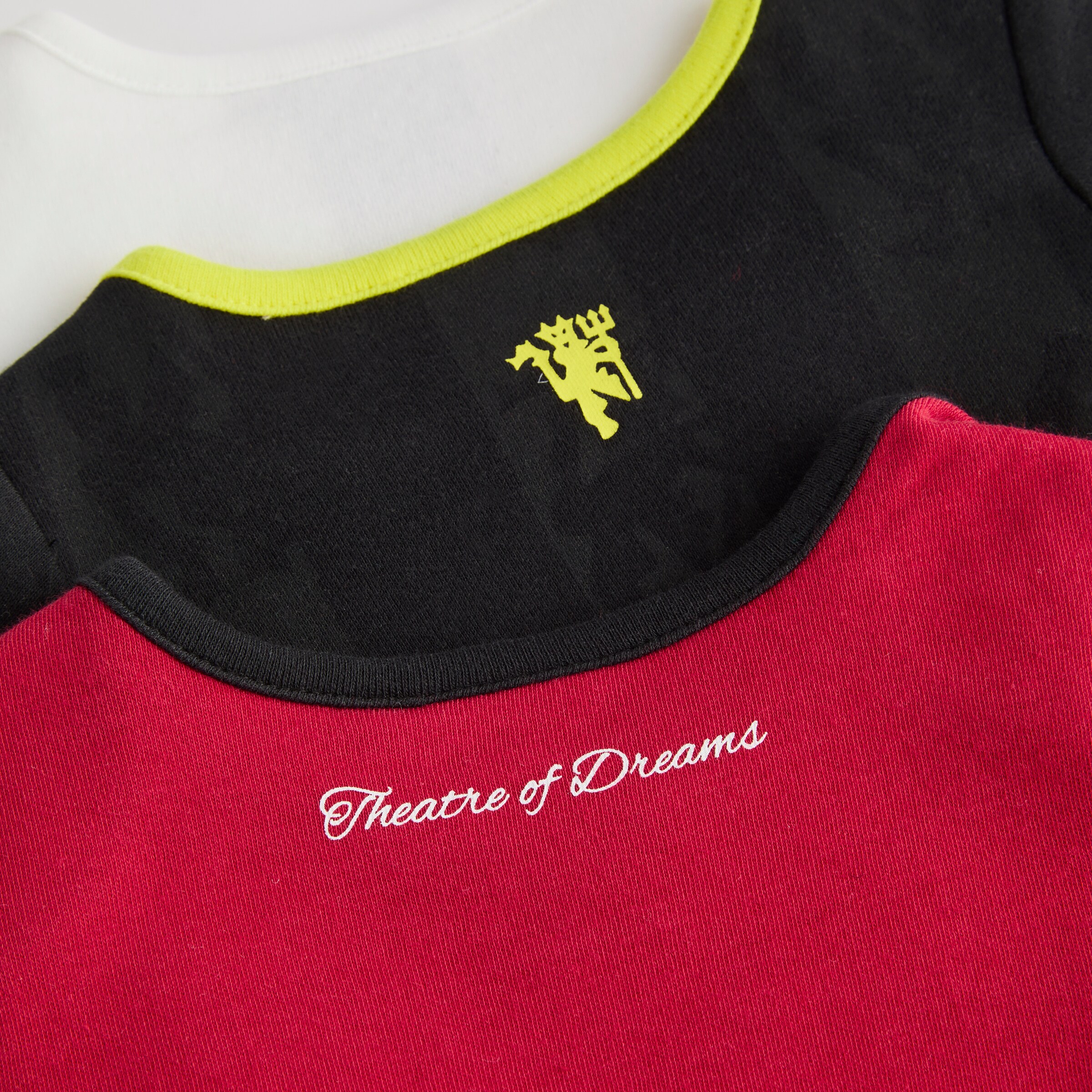 Manchester United Baby Kit Bodysuits 3 Pack Multi 다색 세부 사항 [4-4]