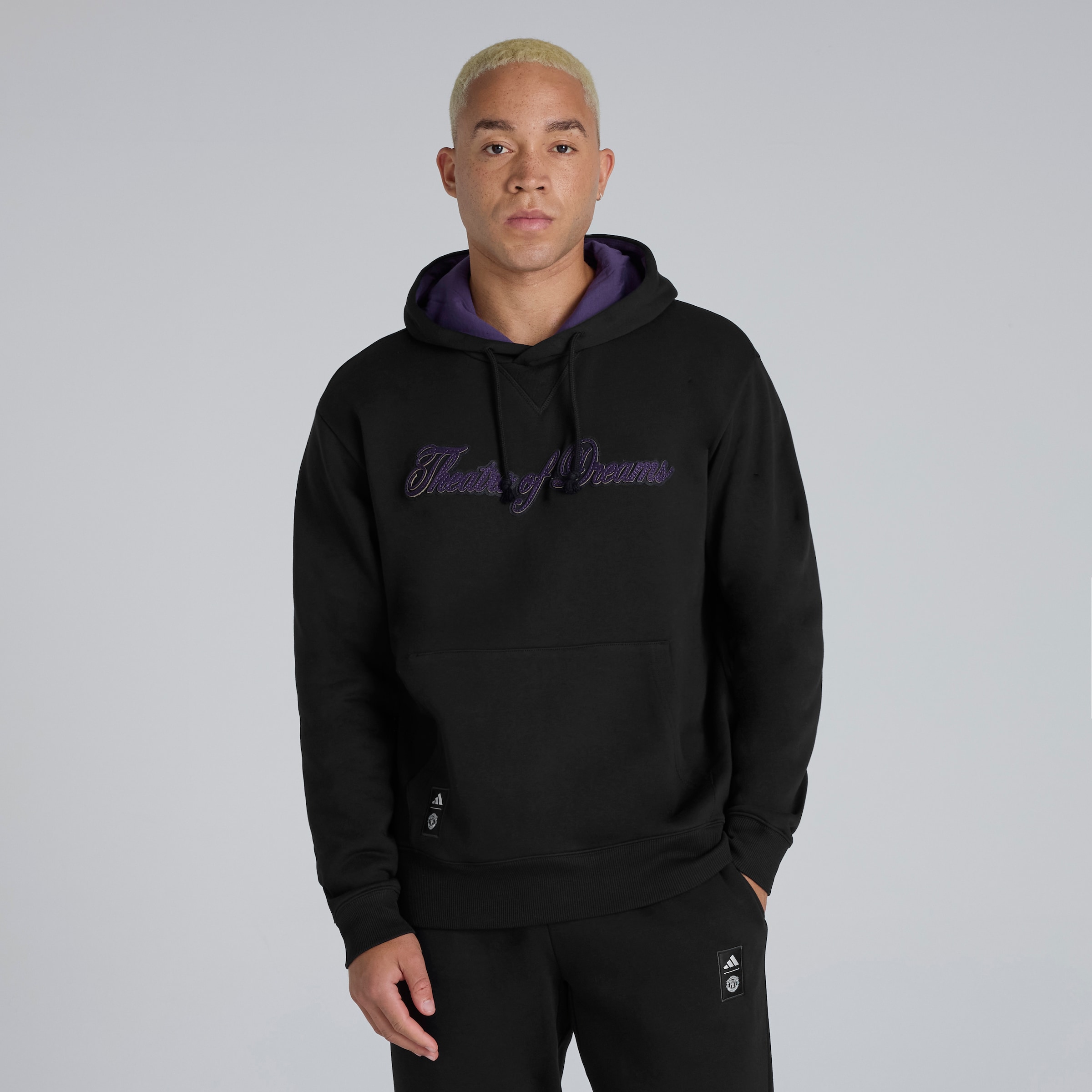 Manchester United x adidas Seasonal Hoodie Black Black