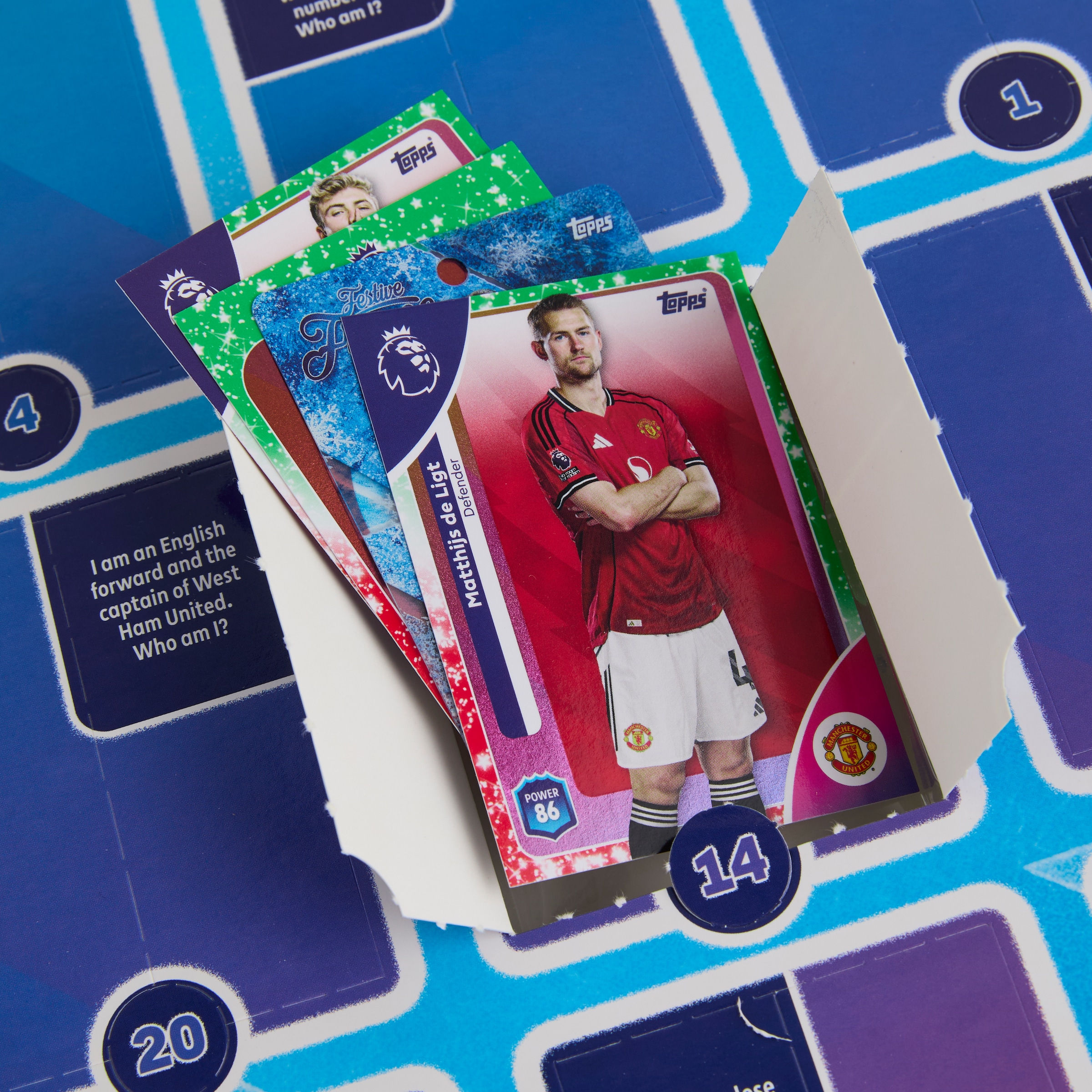 Topps Premier League Collection Trading Cards Advent Calendar Multi Detail [3-4]