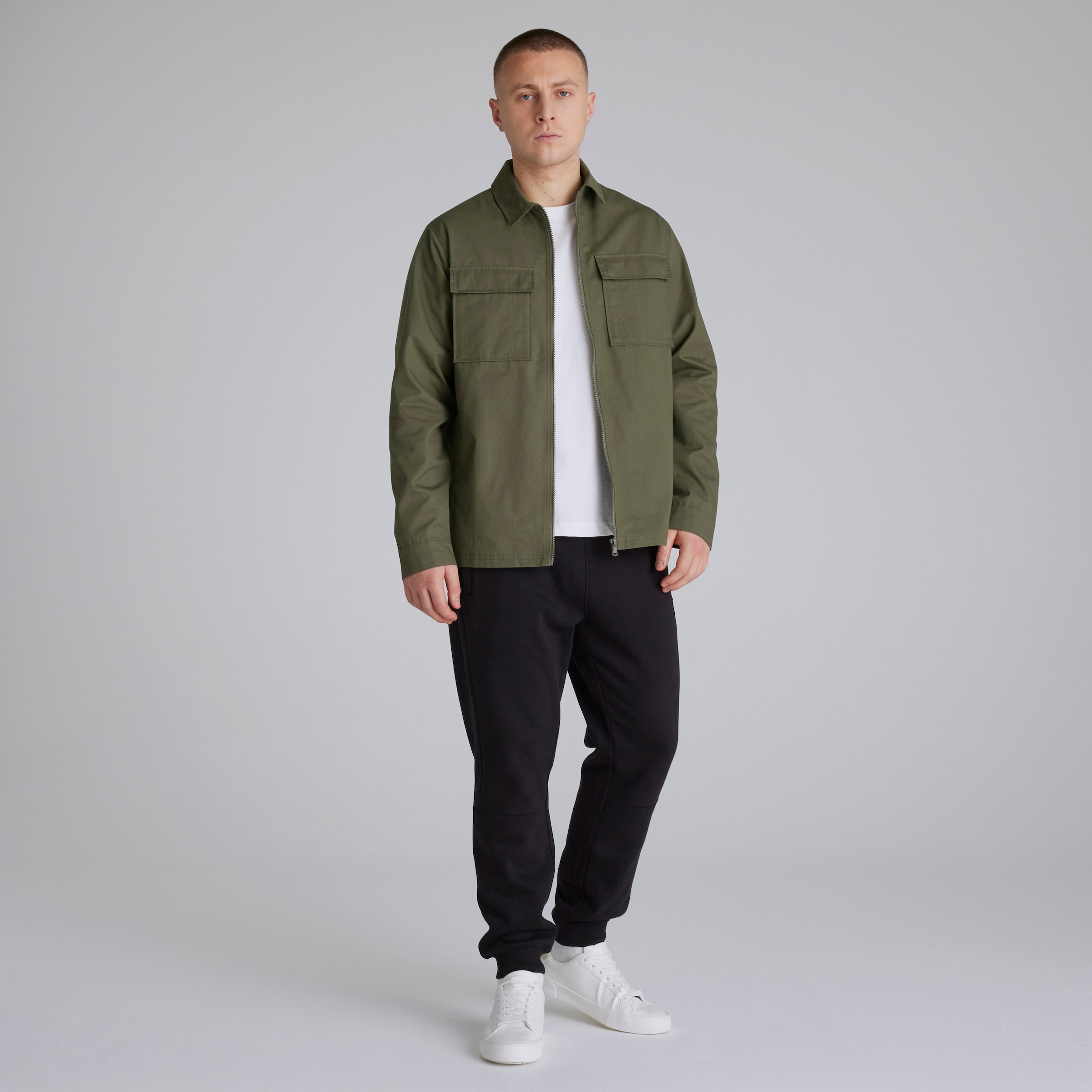 Manchester United Overshirt Khaki Detail [3-5]