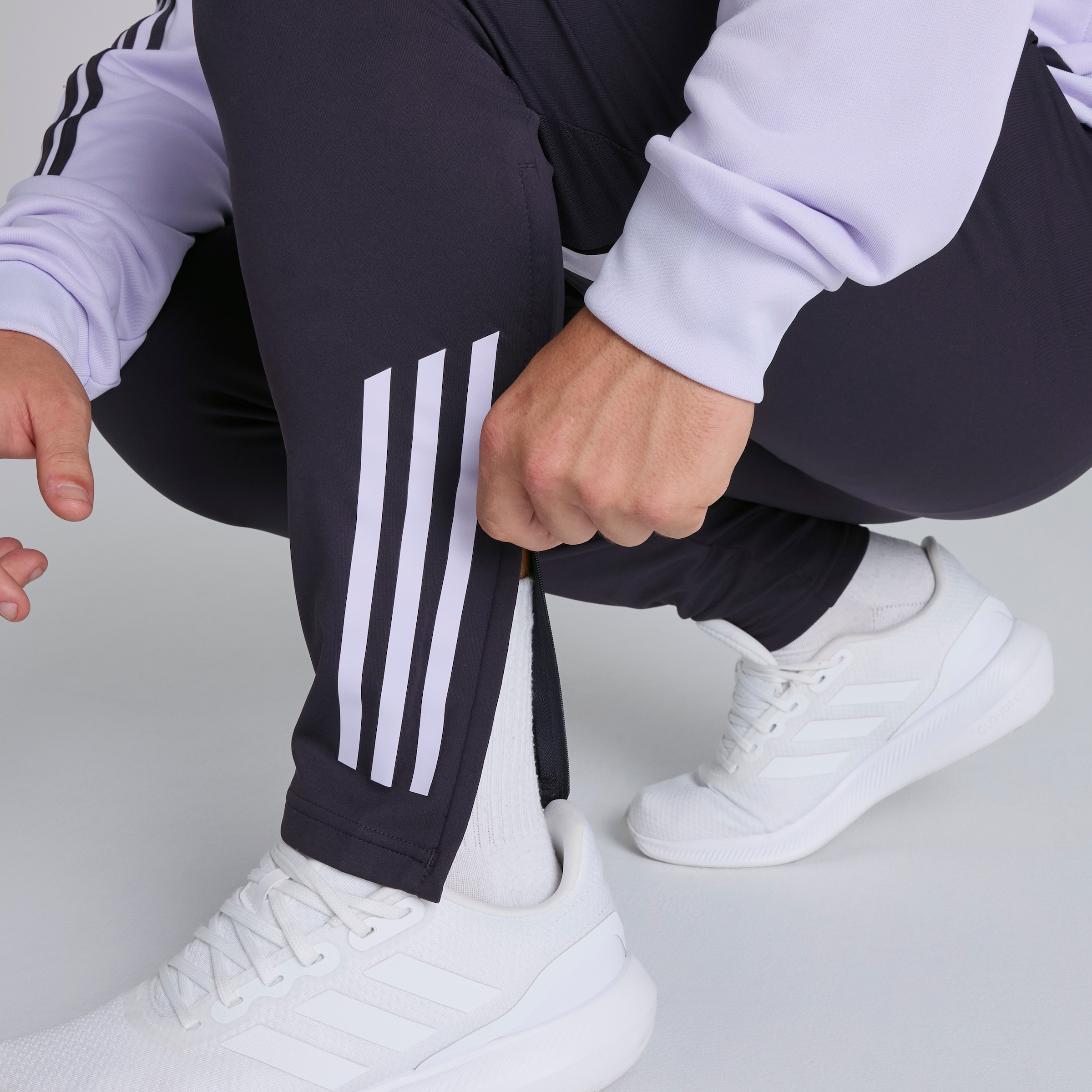 Manchester United Tiro 25 Competition Training Pants Purple Detail [5-5]