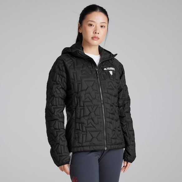 Manchester United x adidas Womens Terrex Xperior PrimaLoft Jacket Black Black