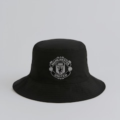 Manchester United x New Era Reflective Crest Bucket Hat Black